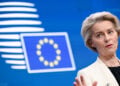 Η Ούρσουλα φον ντερ Λάιεν κατά τη διάρκεια συνέντευξης Τύπου (φωτ.: European Union)