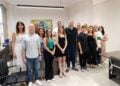 Οι πρωταθλητές μαθητές του Ωραιοκάστρου με τον δήμαρχο Παντελή Τσακίρη και τους συνοδούς τους (φωτ.: Δήμος Ωραιοκάστρου)