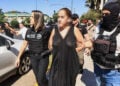 H 43χρονη πρώην σύζυγος του Πολωνού καθηγητή οδηγείται στον εισαγγελέα (φωτ.: EUROKINISSI)