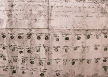 «Επιτροπικόν Γράμμα των εν μηνί Ιουλίω 15 του 1857 συνελθόντων εν Τραπεζούντι κρυφίων χριστιανών». Από το έργο του μητροπολίτη Τραπεζούντας Χρύσανθου «Η Εκκλησία της Τραπεζούντος» (πηγή: «Αρχείον Πόντου»)