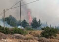 Η φωτιά στα Κύθηρα (φωτ.: Facebook / Παναγιωτης Κυθηρα Κατσελακη Ανθουλα)