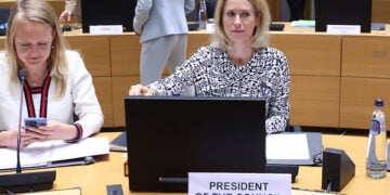 Η Κάγια Κάλας κηρύσσει την έναρξη του Συμβουλίου Εξωτερικών Υποθέσεων της ΕΕ (φωτ.: European Union)