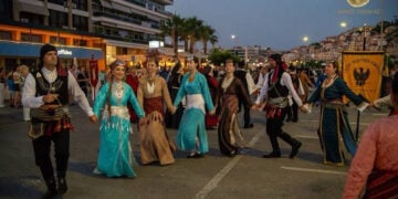 Η Λέσχη Ποντίων Ν. Καβάλας στο Φεστιβάλ Αντισάρας 2025 (φωτ.: Δήμος Καβάλας / Κώστας Σαραϊδάρης)