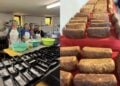 Οι κυρίες της ενορίας και τα ολόφρεσκα ελαιόψωμα που ζύμωσαν για καλό σκοπό (φωτ.: facebook/Greek Orthodox Parish and Community of Kogarah)