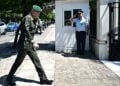 Ο Αρχηγός ΓΕΕΘΑ Δημήτρης Χούπης στο Μαξίμου για το ΚΥΣΕΑ (φωτ.: EUROKINISSI / Κώστας Τζούμας)