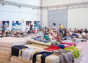 Πρόσφυγες και μετανάστες στην Αγυιά Χανίων, Δευτέρα 7 Ιουλίου 2025 (φωτ.: EUROKINISSI / Γιάννης Αγγελάκης)