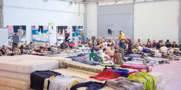 Πρόσφυγες και μετανάστες στην Αγυιά Χανίων, Δευτέρα 7 Ιουλίου 2025 (φωτ.: EUROKINISSI / Γιάννης Αγγελάκης)
