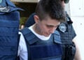 Η Ειρήνη Μουρτζούκου οδηγείται  τον εισαγγελέα εκτελέσεως ποινών στην Αθήνα (φωτ.: ΑΠΕ-ΜΠΕ / Ορέστης Παναγιώτου)