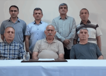 Στιγμιότυπο από το βίντεο με τον Οτζαλάν, το πρώτο από το 1999 (πηγή: YouTube / Medyascope TV)