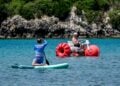 Παιχνίδια στην παραλία Αμμουδιά της Πρέβεζας (φωτ.: EUROKINISSI/Μιχάλης Παπανικολάου)