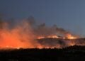 Στιγμιότυπο από την πυρκαγιά των προηγούμενων ημερών στη Ναύπακτο (φωτ.: NafpaktosPress.gr)