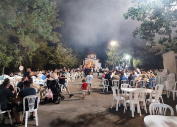 Στον Προφήτη Ηλία στην Αγροσυκιά Πέλλας (φωτ.: Facebook / Άγιος Γεώργιος Χαλιναράς)