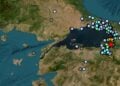 Με το κόκκινο αστέρι απεικονίζεται το επίκεντρο του σεισμού (φωτ.: emsc.eu)