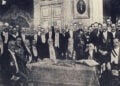 Υπογραφή της Συνθήκης του Βουκουρεστίου, το 1913 (πηγή: Ελληνικός Στρατός)
