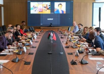 Στιγμιότυπο από τις συνομιλίες των δύο αντιπροσωπειών Τουρκίας-Λιβύης (πηγή: x.com/deikiletisim/status)
