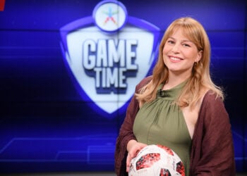 Η Βέρα Μακρομαρίδου στο ΟΠΑΠ Game Time (φωτ.: ΟΠΑΠ)