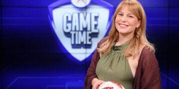 Η Βέρα Μακρομαρίδου στο ΟΠΑΠ Game Time (φωτ.: ΟΠΑΠ)