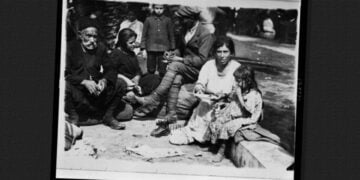 Μικρασιάτες πρόσφυγες στην Ελλάδα (φωτ.: Βιβλιοθήκη του Κογκρέσου)