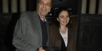 Ο Αντώνης Σαμαράς με την κόρη του Λένα (φωτ. αρχείου: Panorama Press/Eurokinissi)