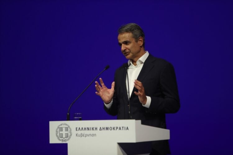 Ομιλία του πρωθυπουργού Κυριάκου Μητσοτάκη σε εκδήλωση για την παρουσίαση των έργων της Θεσσαλονίκης (φωτ.: MotionTeam/Βασίλης Βερβερίδης)