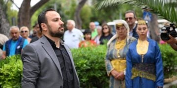 Ο πρόεδρος του συλλόγου Ποντίων Κω Χαράλαμπος Ναβροζίδης (φωτ. αρχείου: facebook.com/babisnav)