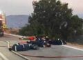 Εξουθενωμένοι πυροσβέστες στη Χίο (φωτ.: Facebook / Firefighting Greece)