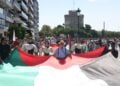 Πορεία αλληλεγγύης στον Παλαιστινιακό λαό στη Θεσσαλονίκη. Κυριακή 24 Αυγούστου 2025 (φωτ.: MotionTeam/Eurokinissi/Βασίλης Βερβερίδης)