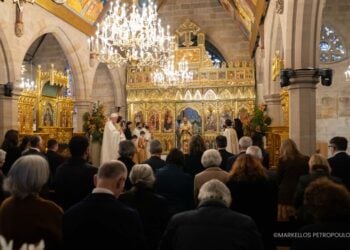 Πλήθος ομογενών παρακολούθησε τη θεία λειτουργία (φωτ.: Αρχιεπισκοπή Αυστραλίας/Μάρκελλος Πετρόπουλος)