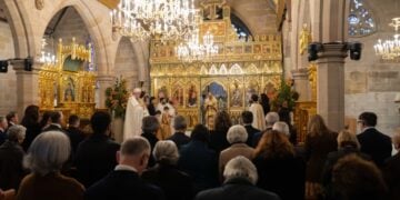 Πλήθος ομογενών παρακολούθησε τη θεία λειτουργία (φωτ.: Αρχιεπισκοπή Αυστραλίας/Μάρκελλος Πετρόπουλος)
