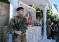 Το μνημείο για τα θύματα της σφαγής στον Χορτιάτη (φωτ.: Δήμος Πυλαίας-Χορτιάτη)