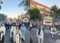 Πλήθος κόσμου ακολούθησε τη λιτανεία της εικόνας στους δρόμους του Μόντρεαλ (φωτ.: facebook/Greek Orthodox Archdiocese of Canada)