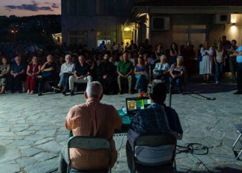 Στιγμιότυπο από την εκδήλωση στο Ναυτικό Μουσείο Καβάλας (φωτ.: Δήμος Καβάλας)