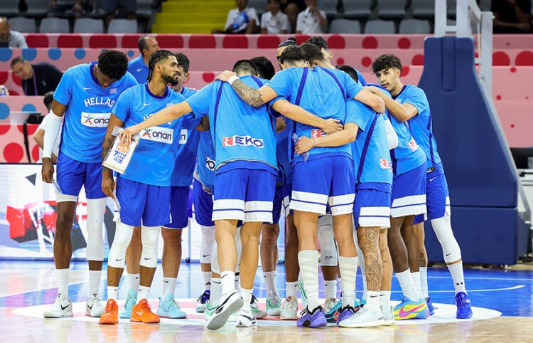 Η Εθνική Μπάσκετ στο διεθνές ECOMMBX Cup (φωτ.: EUROKINISSI)