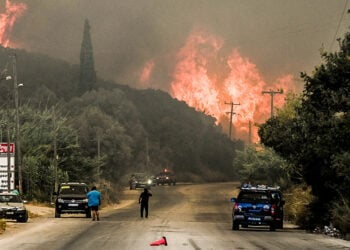 Πυρκαγιά στην περιοχή Μοιραίικα της Πάτρας, Τρίτη 12 Αυγούστου 2025
(φωτ.: EUROKINISSI)