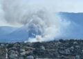 Στιγμιότυπο από τη φωτιά (φωτ.: Περσέας Πεντελικού - ΕΘΟΜΑΚ)