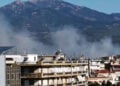 Καπνός από τη φωτιά στη Φωτιά στην Κομοτηνή, στη Νέα Μοσυνούπολη (πηγή: Facebook / Kostas Diamandis)