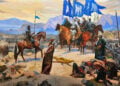 Πίνακας που αναπαριστά τη Μάχη του Μαντζικέρτ (πηγή: Στρατιωτικό Μουσείο Κωνσταντινούπολης)