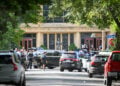 Το καθολικό σχολείο στη Μινεάπολη όπου ένας νεαρός άνδρας άνοιξε πυρ στοχεύοντας παιδιά (φωτ.: EPA / Craig Lassig)