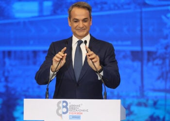 Ομιλία του Κυριάκου Μητσοτάκη στα εγκαίνια της 88ης ΔΕΘ στο «Βελλίδειο», Σάββατο 7 Σεπτεμβρίου 2024 (φωτ.: EUROKINISSI / Ραφαήλ Γεωργιάδης)