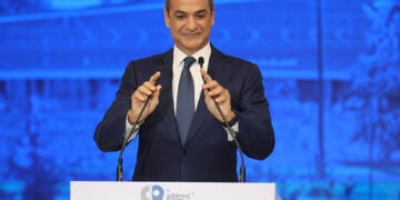 Ομιλία του Κυριάκου Μητσοτάκη στα εγκαίνια της 88ης ΔΕΘ στο «Βελλίδειο», Σάββατο 7 Σεπτεμβρίου 2024 (φωτ.: EUROKINISSI / Ραφαήλ Γεωργιάδης)
