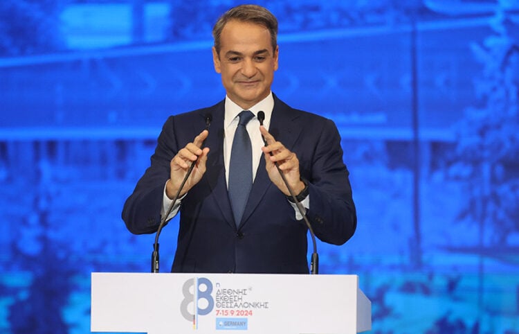 Ομιλία του Κυριάκου Μητσοτάκη στα εγκαίνια της 88ης ΔΕΘ στο «Βελλίδειο», Σάββατο 7 Σεπτεμβρίου 2024 (φωτ.: EUROKINISSI / Ραφαήλ Γεωργιάδης)