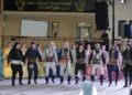 Χορευτές του Μορφωτικού Πολιτιστικού Συλλόγου Μεσαίου Θεσσαλονίκης «Νέα Κοτύωρα» στη διάρκεια της χθεσινής εκδήλωσης (φωτ. Δήμος Ωραιοκάστρου)