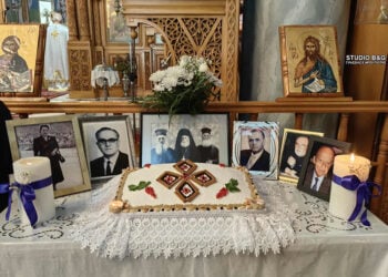 Ετήσιο μνημόσυνο για τους ιερείς, τους κτήτορες και τους ευεργέτες της Νέας Κίου (φωτ.: Αργολικές ειδήσεις / Ευάγγελος Μπουγιώτης)