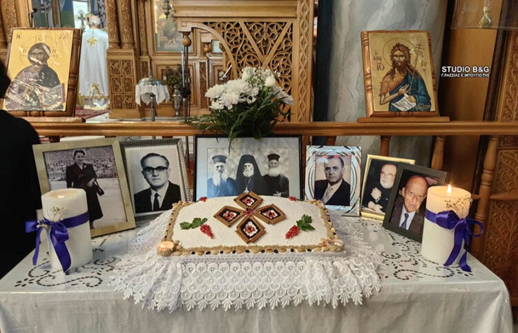 Ετήσιο μνημόσυνο για τους ιερείς, τους κτήτορες και τους ευεργέτες της Νέας Κίου (φωτ.: Αργολικές ειδήσεις / Ευάγγελος Μπουγιώτης)