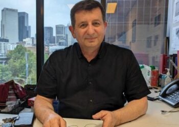 Ο δρ Νικ Ντάλας (φωτ.: The Greek Herald/Μαίρη Συνανίδη)
