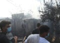 Πυρκαγιά στην περιοχή Γηροκομειό της Πάτρας (φωτ.: EUROKINISSI)