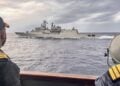 Πλοίο του Πολεμικού Ναυτικού στη διάρκεια άσκησης (φωτ. αρχείου: Γραφείο Τύπου ΓΕΝ)