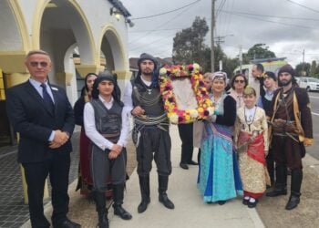 Στιγμιότυπο από την περσινή λιτανεία (φωτ.: facebook/Pontoxeniteas NSW )