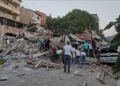 Ζημιές μετά το σεισμό των 6,1 βαθμών στη δυτική Τουρκία, στην πόλη Σιντιργκί (φωτ.: Anadolu)