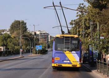 Τρόλεϊ στην Αθήνα (φωτ.: EUROKINISSI / Γιάννης Παναγόπουλος)